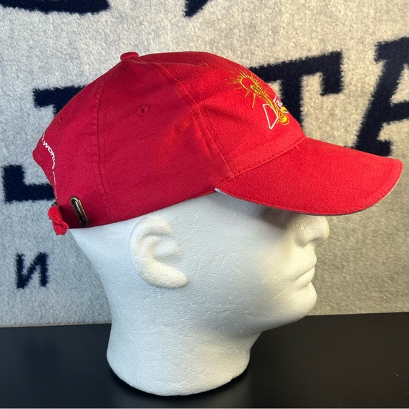 Budweiser 2010 FIFA World Cup Strapback Red Baseball Cap Hat Embroidered Logo - Picture 6 of 8